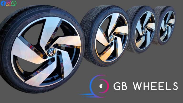 Genuine Volkswagen Golf Richmond 18" Alloy Wheels GTI GTD GTE Caddy R