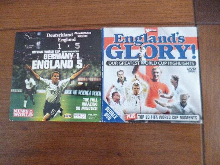 2 ex Newspaper promo DVDs - Football