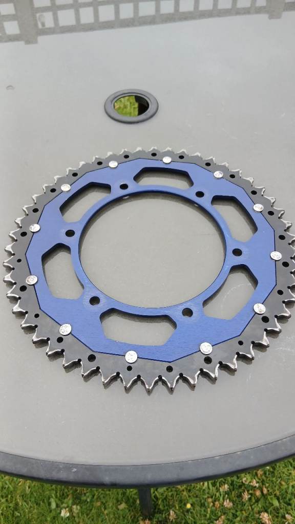 yamaha yz 125 rear sprocket,  50 tooth rear sprocket . hardly used 