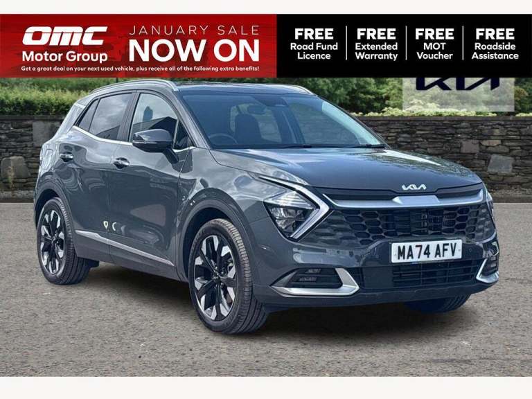 2024 Kia Sportage 1.6T GDi 241 PHEV 3 5dr Auto AWD ESTATE Petrol/Electric Hybrid Automatic