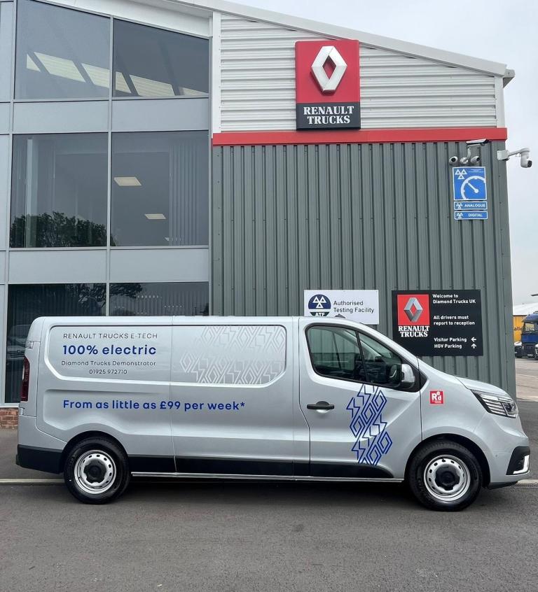 IN STOCK RENAULT TRUCKS TRAFIC RED EDITION E-TECH FULL ELECTRIC VAN 