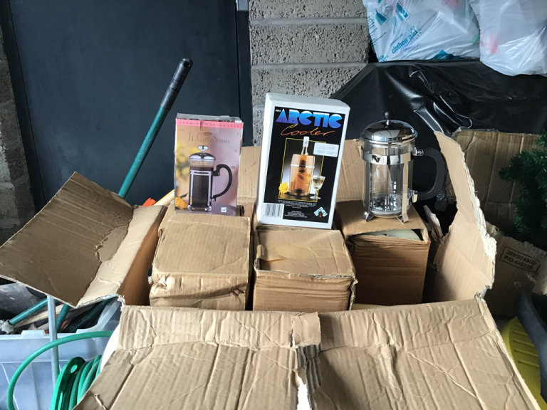 Cafetière and wine cooler