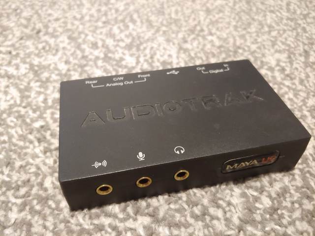 AudioTrak Maya U5 USB Audio Interface/DAC – Good Condition, £15.00