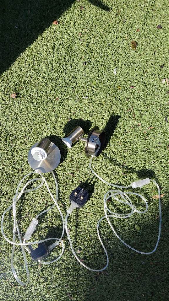 Silver/bronze Spotlights x2 - Good Condition