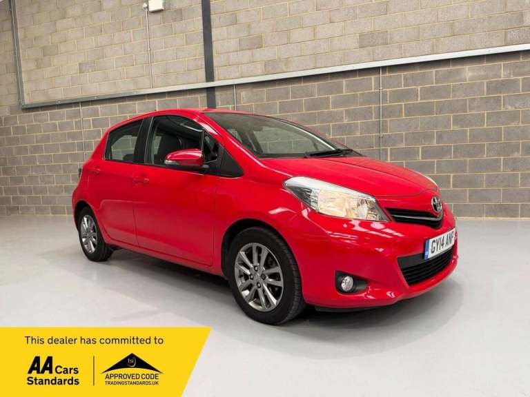 2014 Toyota Yaris 1.33 Dual VVT-i Icon Plus Euro 5 5dr Hatchback Petrol Manual