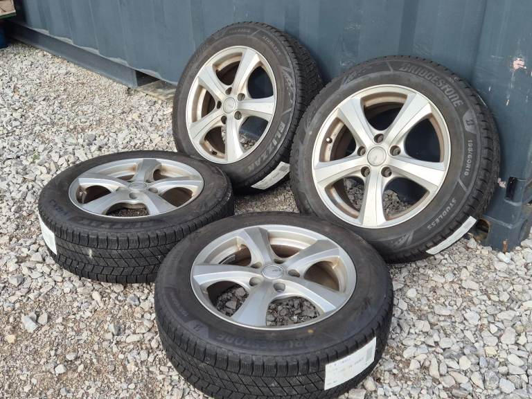 🌟Toyota prius Japanese alloy wheels 5x114 16 inch with ALL MATCHING TYRES 6M++