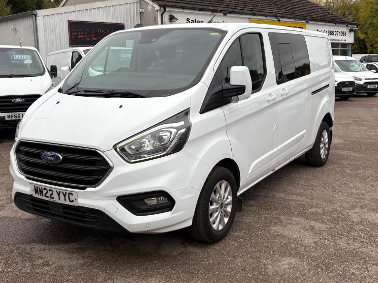 FORD TRANSIT CUSTOM 2.0 Limited 5 Seat Crew 300 L2 130PS +17,975 Plus VAT