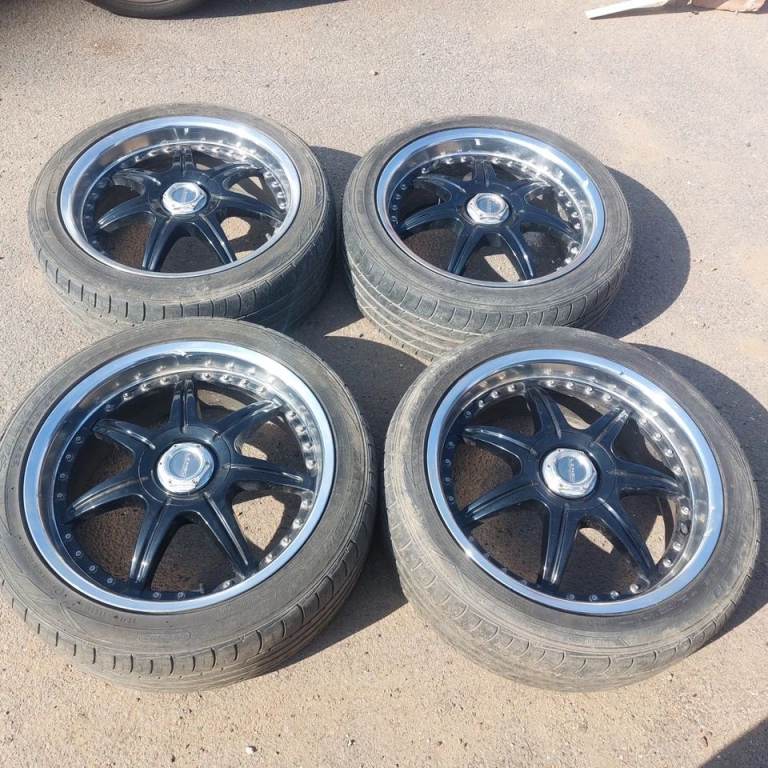 18 LENSO DEEP DISH 5 X 114.3 ALLOY WHEELS MAZDA TOYOTA HONDA KIA HYUNDAI NISSAN