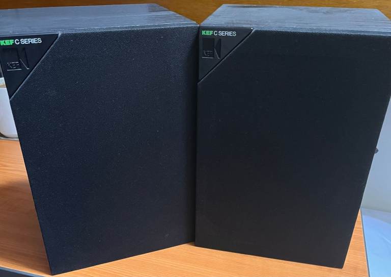 KEF C Series C10 Vintage Hi Fi Speakers