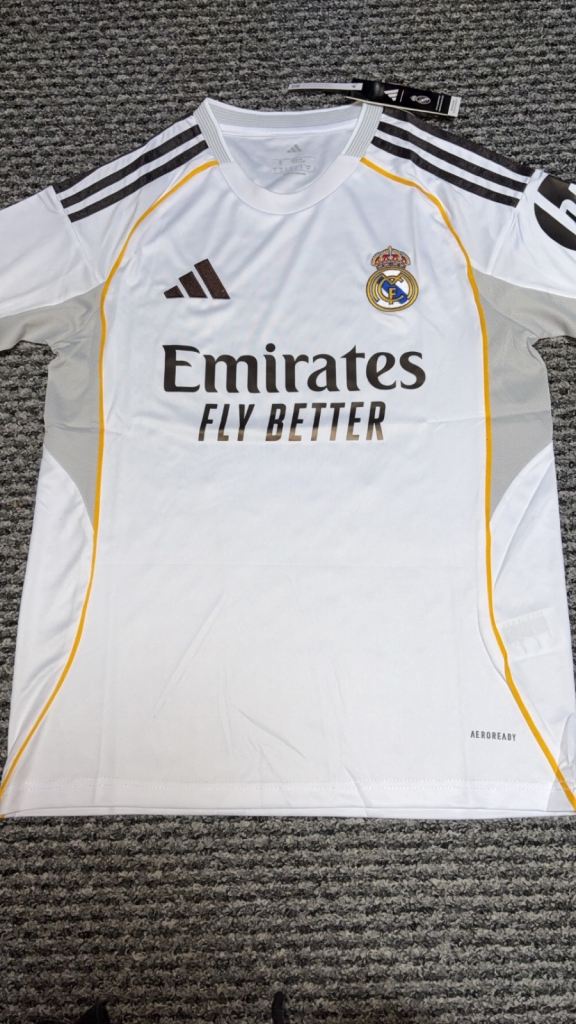 Real Madrid Home Shirt 25/26 Size S