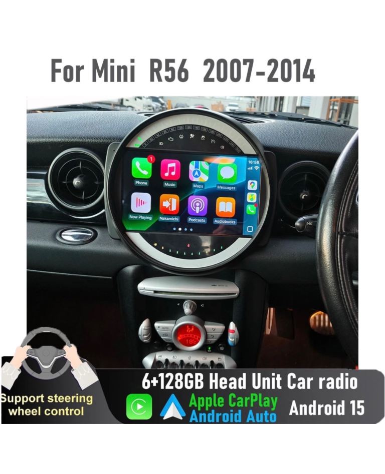 Mini r56 car play/ android 