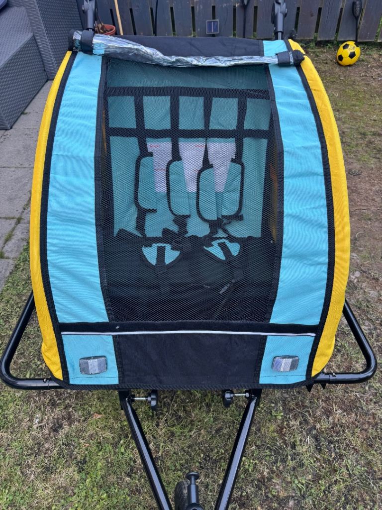 SAMAX Bike trailer for 2 kids