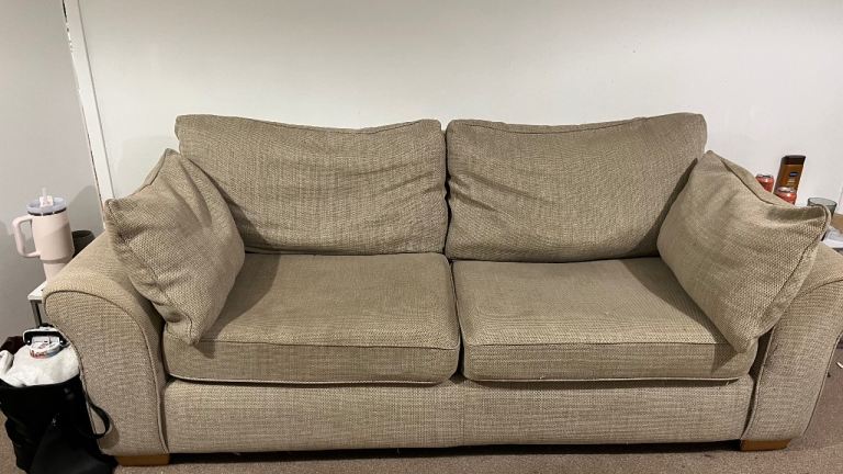 2 beige couches/ sofas from next home 