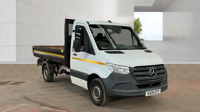 2019 MERCEDES SPRINTER 314 SINGLE CAB EURO 6 TIPPER STEEL BODY 1 OWNER 