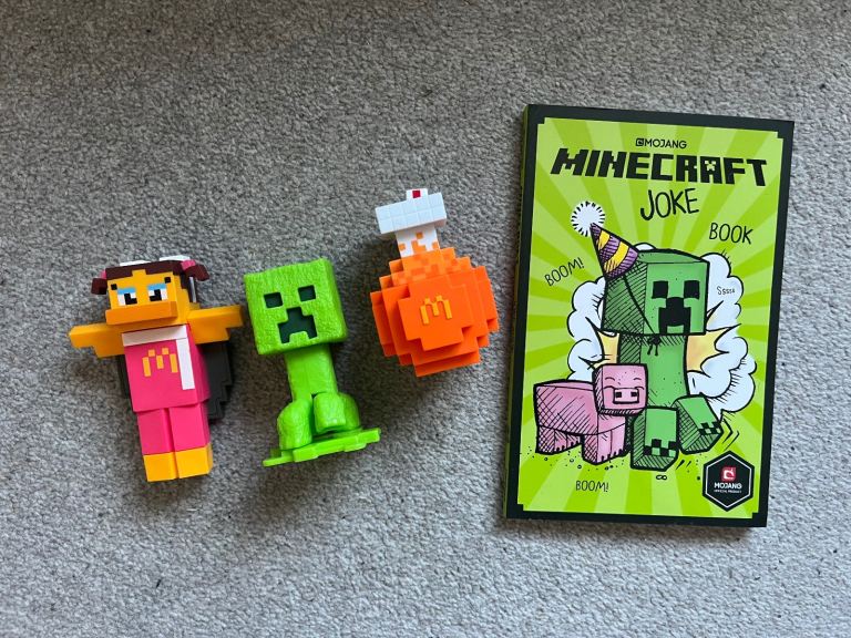 Minecraft Joke Book (new) & toys
