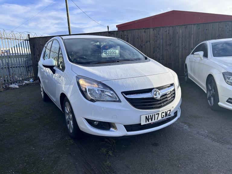 2017, VAUXHALL MERIVA 1.4 i Life White Manual Petrol