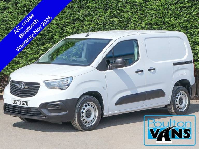 2023 Vauxhall Combo 2300 PRIME 1.5 Turbo D 100BHP 6 Speed L1 SWB VAN, B.Tooth, Air Con, Cruise  S...