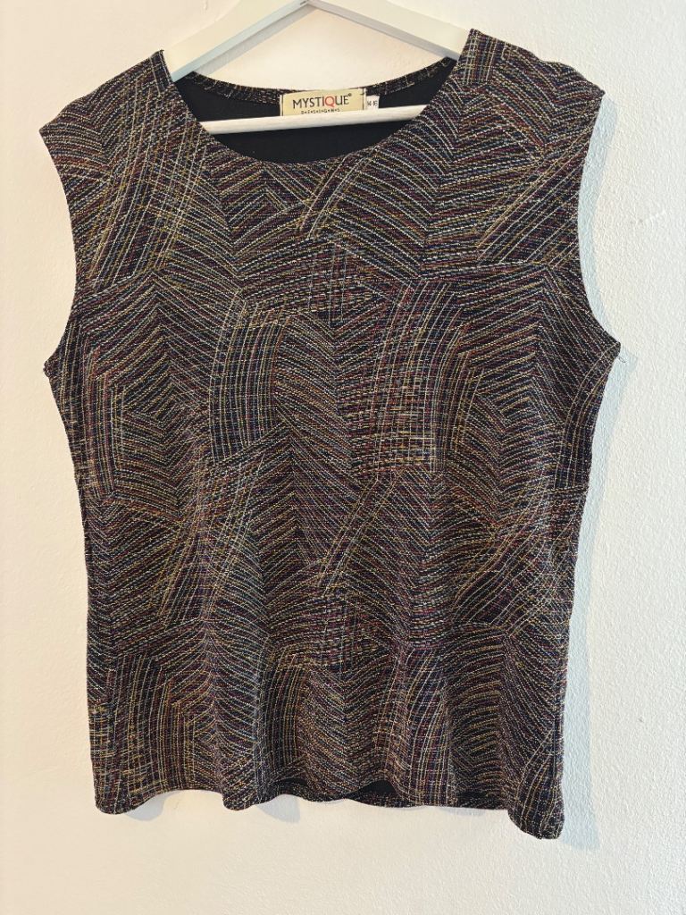 Vintage Mystique Designs Sleeveless Top – Size 14–16