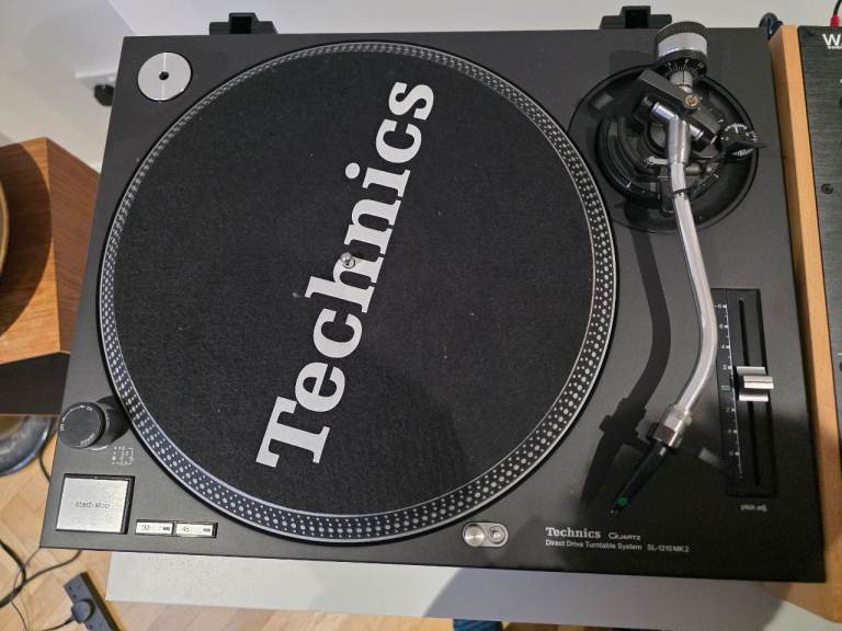 Pair of Technics SL-1210 MK2 + Ecler Warme 2 Mixer + Concorde Cartridges – Original Boxes