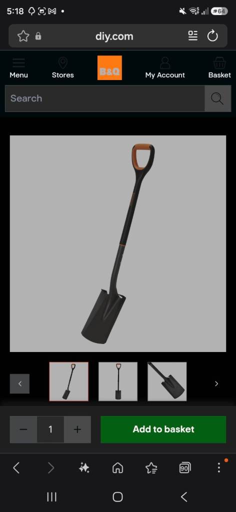 Magnusson Composite Square Digging Spade