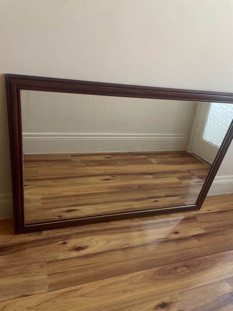 Wooden Framed Picture/Mirror – Good Condition