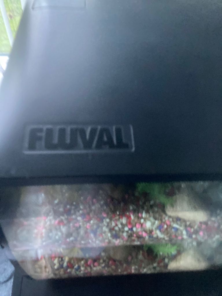 Fish tank and storage cupboard 