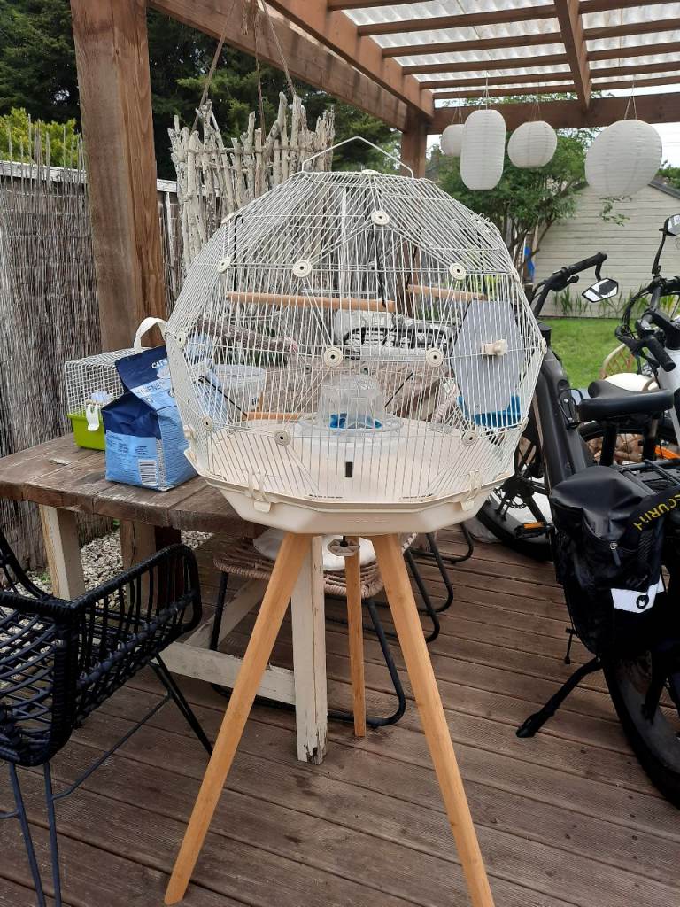 Omlet bird cage plus travel cage