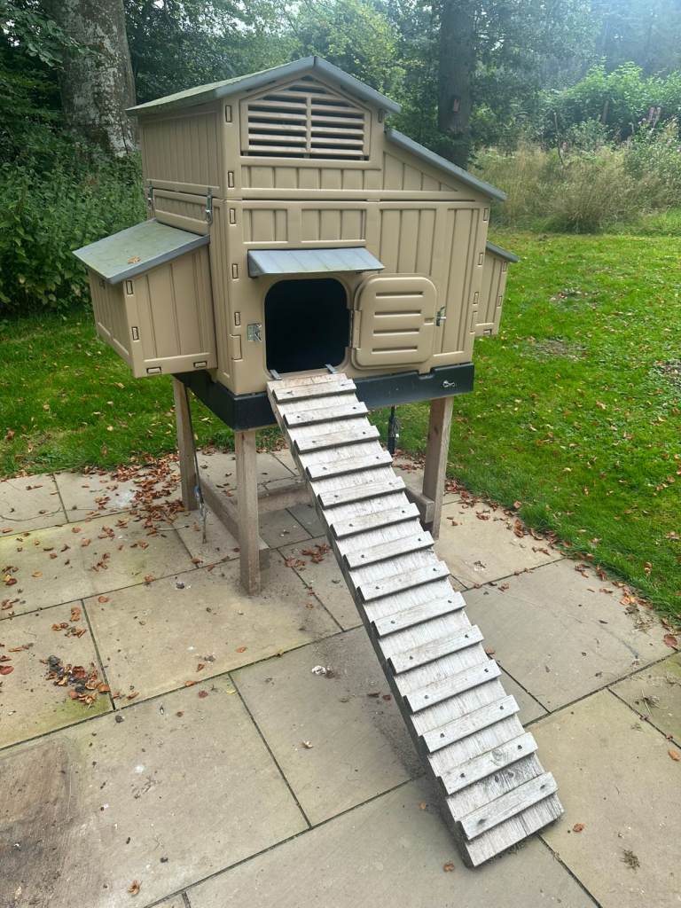 Two Plastic Chicken Houses / Coop from the Clever Coop Company, Large x 2