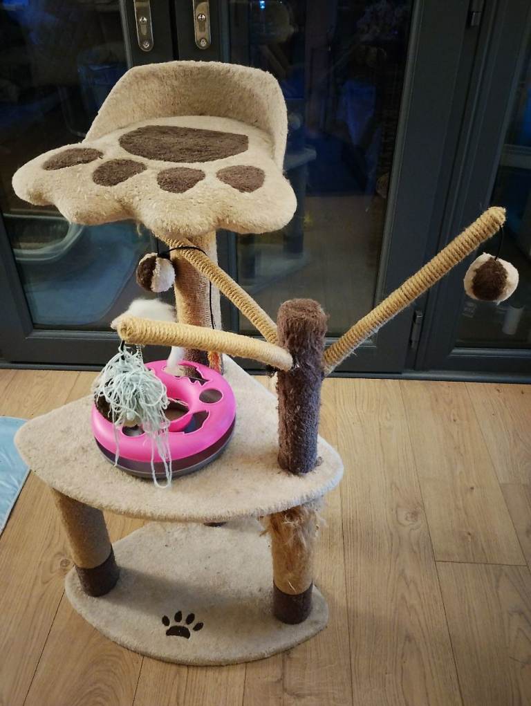 CAT TOWER AND BED