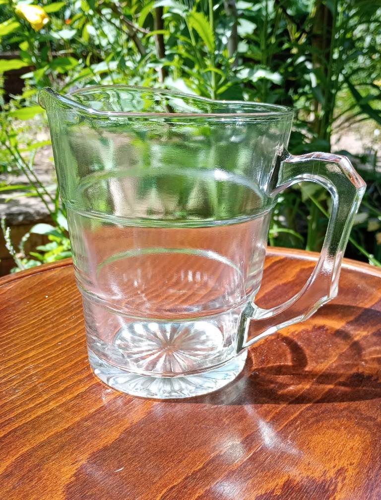 Vintage Pressed Glass Jug