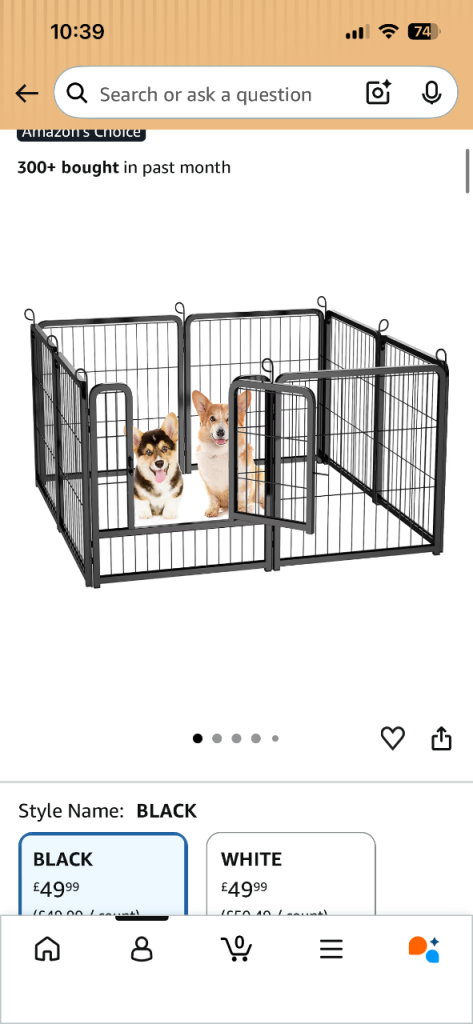 Puppy pen