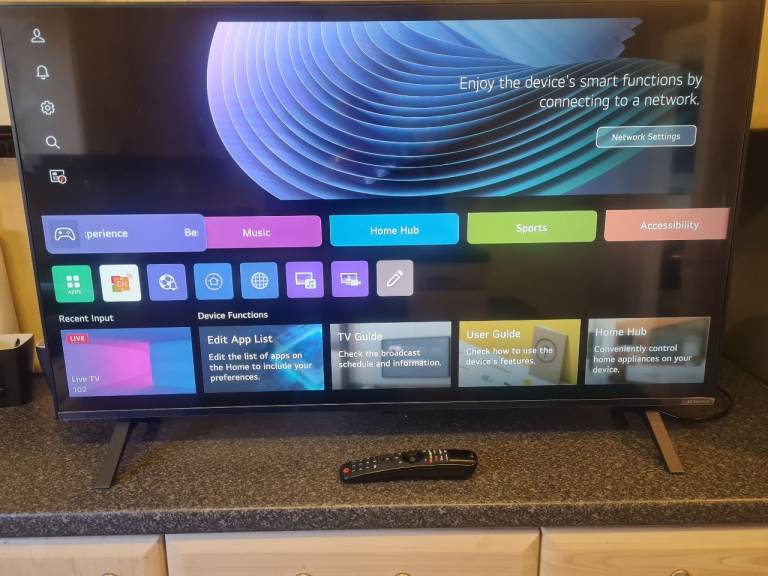 LG 43 Inch 4K Ultra HD Smart TV
