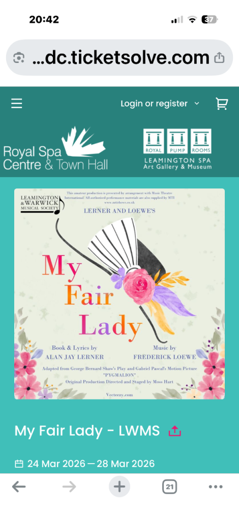My Fair Lady Tickets 