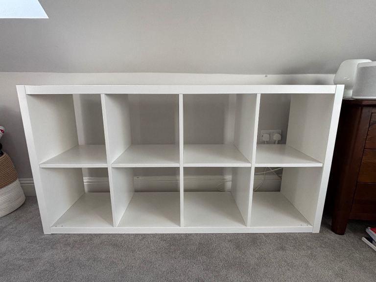 IKEA Kallax 2 x 4 unit, white