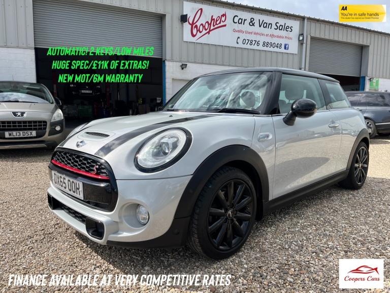 2015 MINI Hatch 2.0 Cooper S 3dr Auto HATCHBACK Petrol Automatic