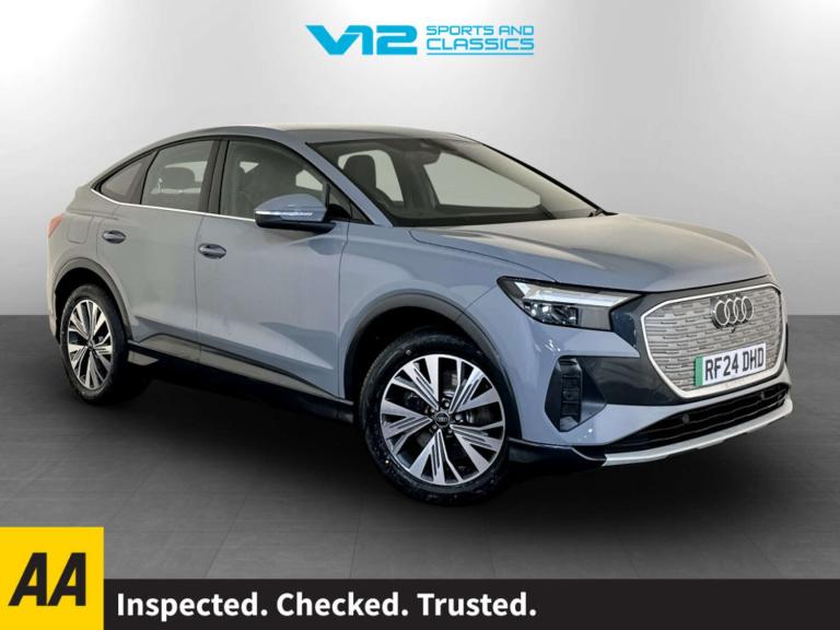 2024 Audi Q4 e-tron 45 Sport Sportback 5dr Electric Auto quattro 82kWh (286 ps) SUV Electric Auto...