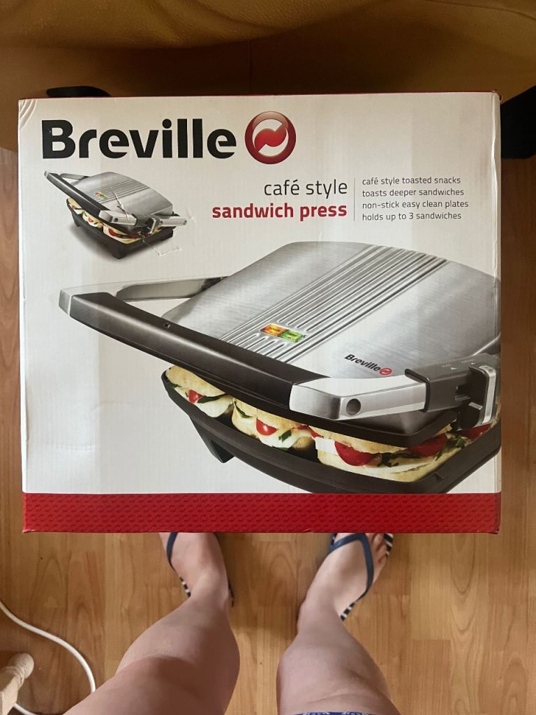 Breville Cafe Style Sandwich Press - Brand New in Box