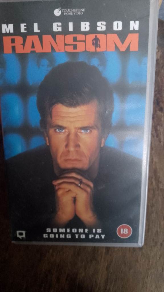 Ransom VHS Starring Mel Gibson 