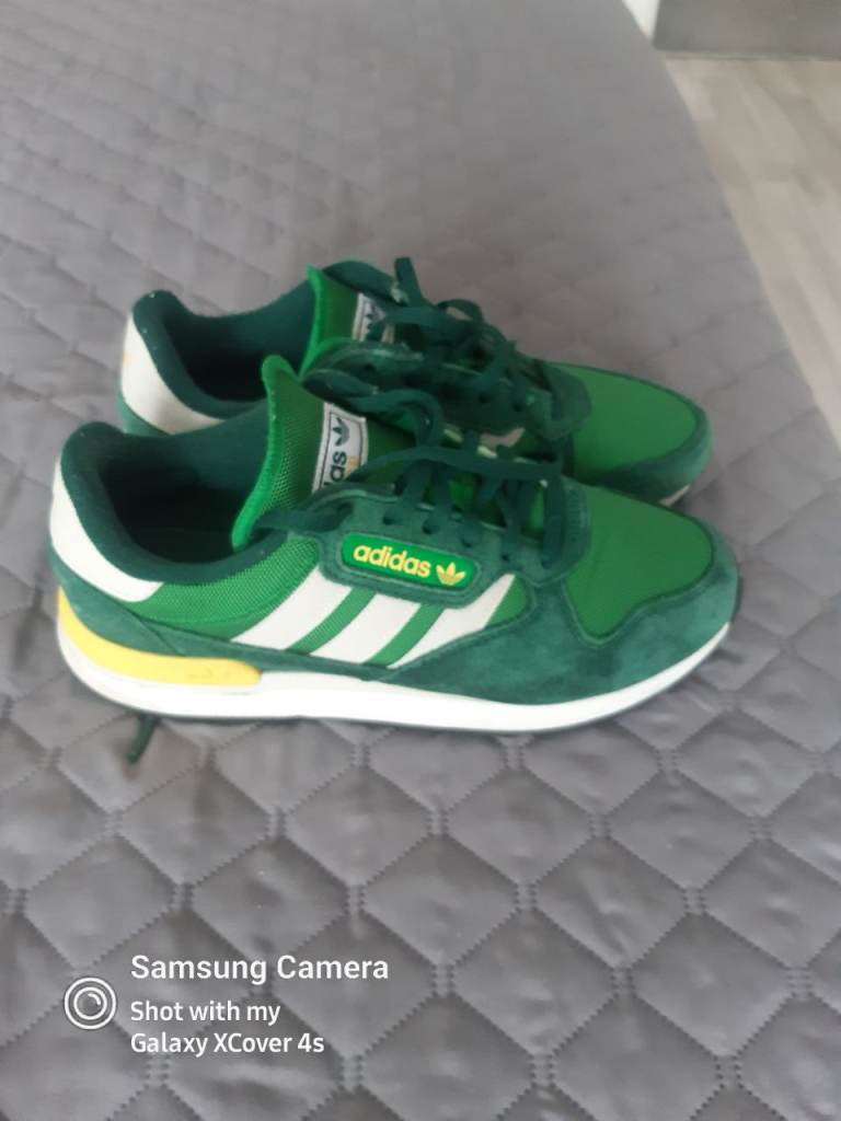 Adidas Trezoid Green Trainers - UK Size 8 Good Condition