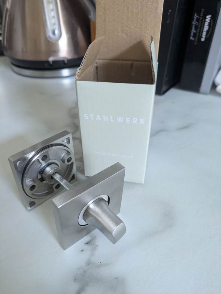 Satin Stainless Steel Square Bath Turn