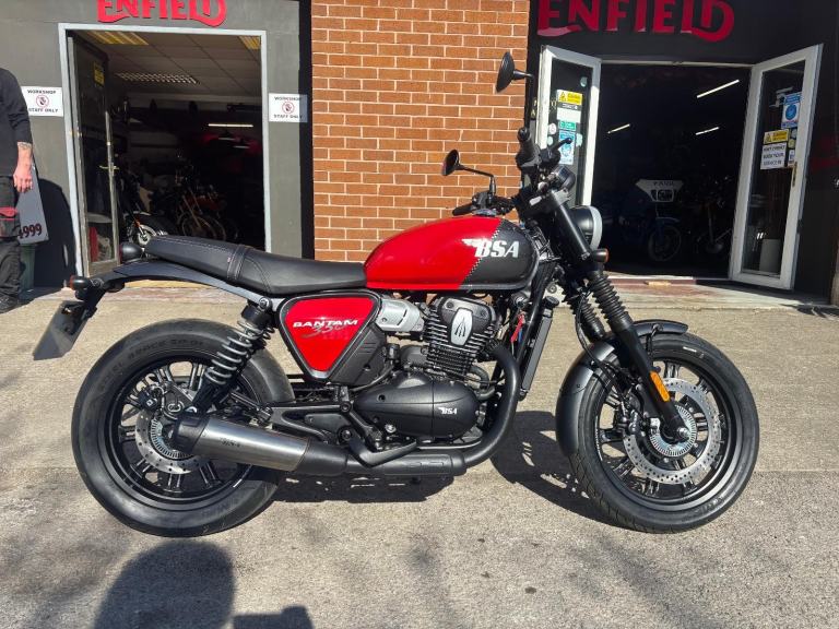 2025 BSA BANTAM 350CC RED 