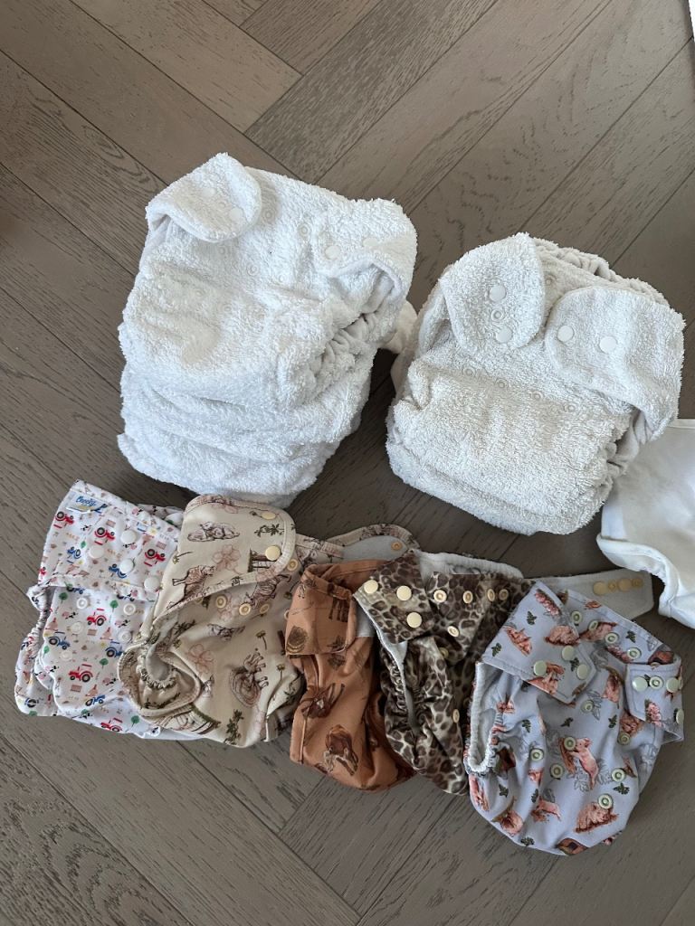 New and fairly new reusable nappies 