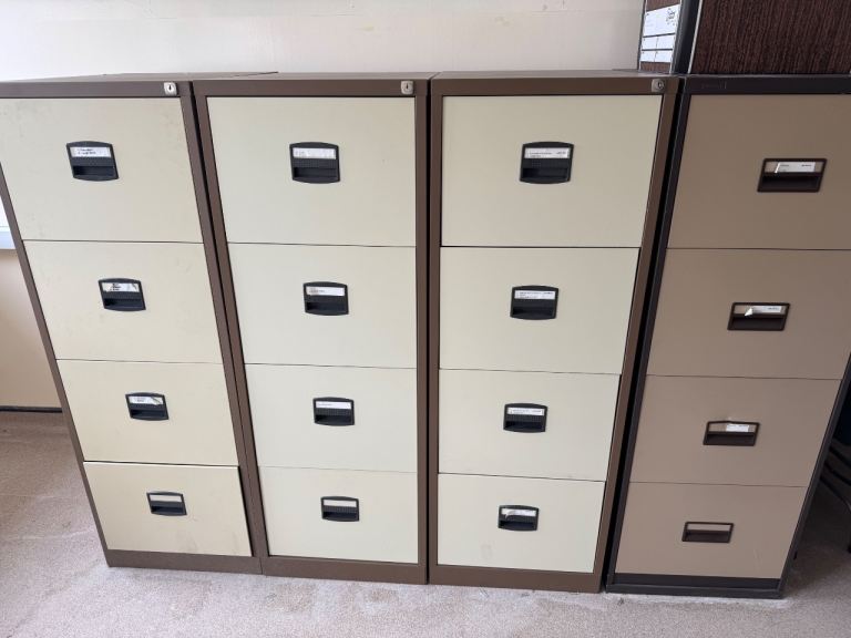 Metal Filing Cabinets - Various Sizes, Good Condition
