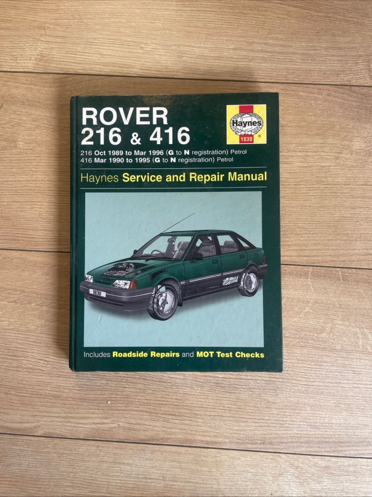 Haynes car manual book