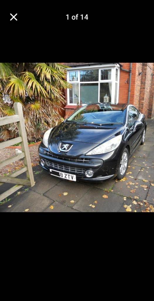 Peugeot, 207, Convertible, 2008, Manual, 1598 (cc), 2 doors