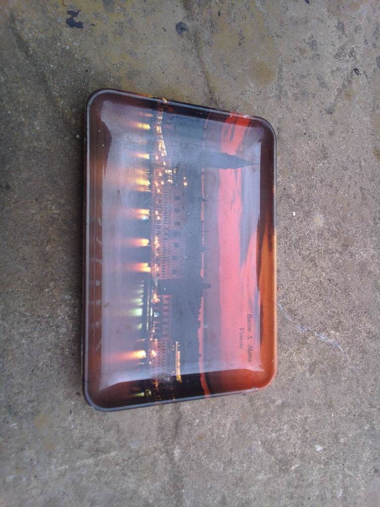 Mebel made in Italy p67 small trinket dish Venice scene 