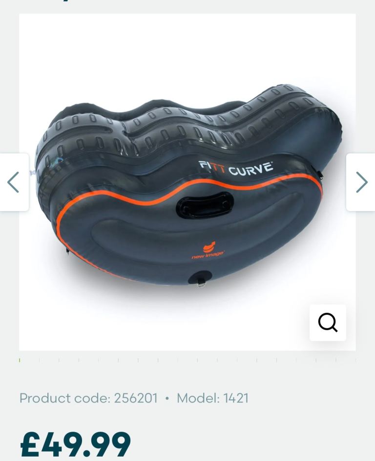 Fitt Curve Inflatable Exercise Chair