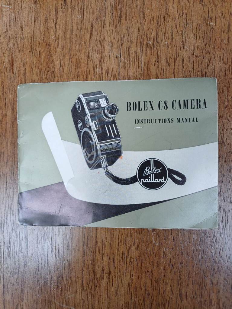 Camera: Bolex C8 cine camera
