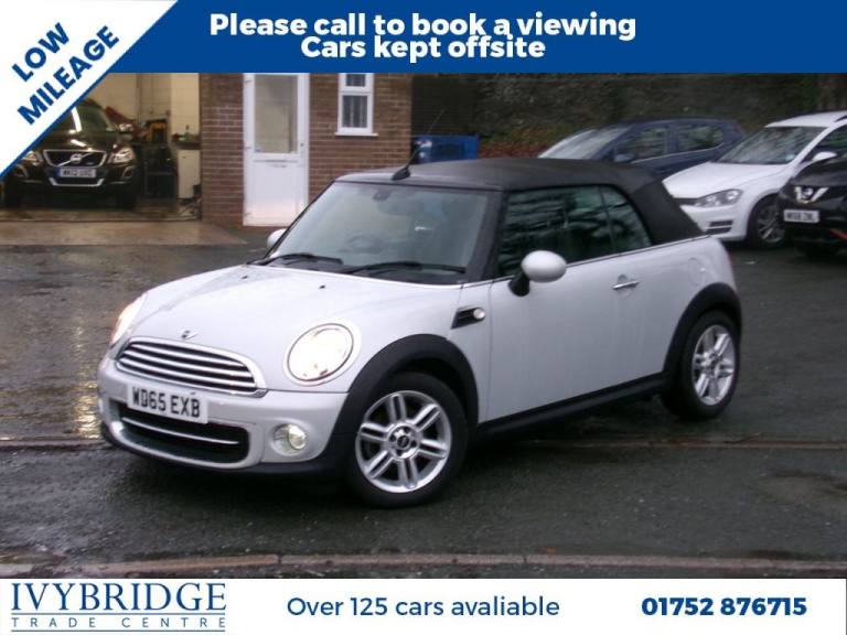 2015 65 MINI CONVERTIBLE 1.6 COOPER CONVERTIBLE 2DR PETROL MANUAL EURO 6 (S/S) (