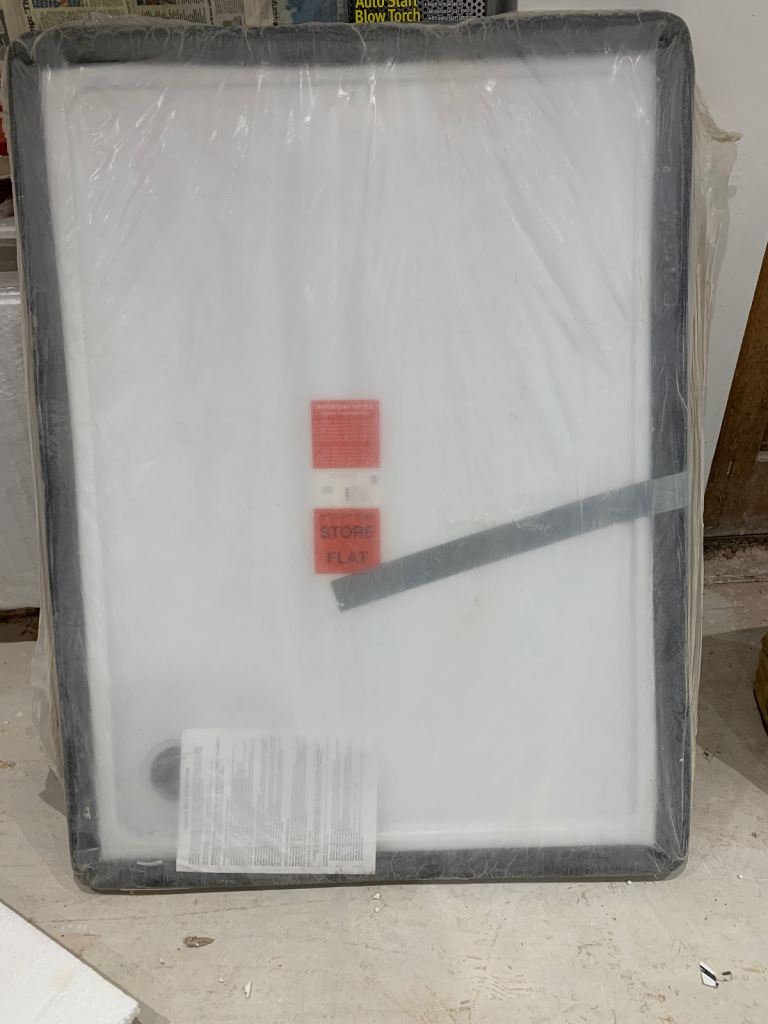 Shower tray 1200 x 900 mm